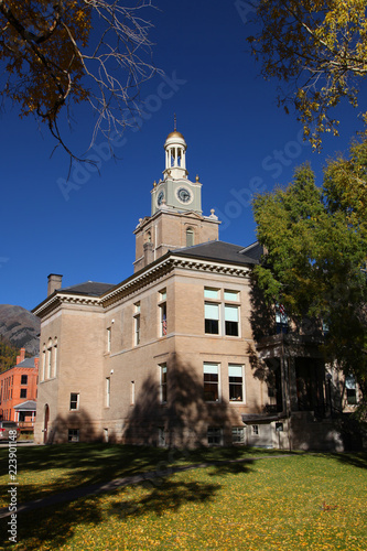 Silverton Court house in autumn time photo