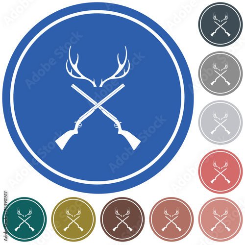 Hunting club logo icon