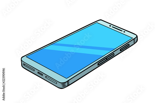 smartphone phone isolate on white background