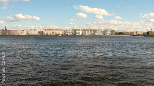 Neva River and city. St. Petersburg, Russia
