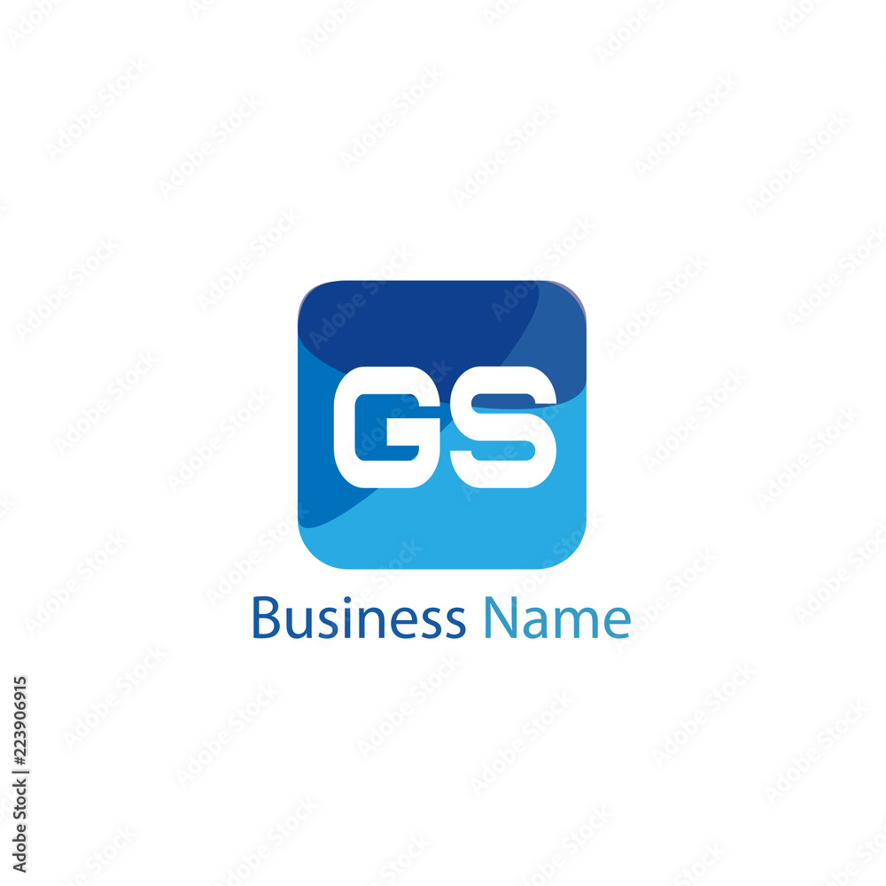 Initial Letter GS Logo Template Design Initial Letter GS Logo Template Design