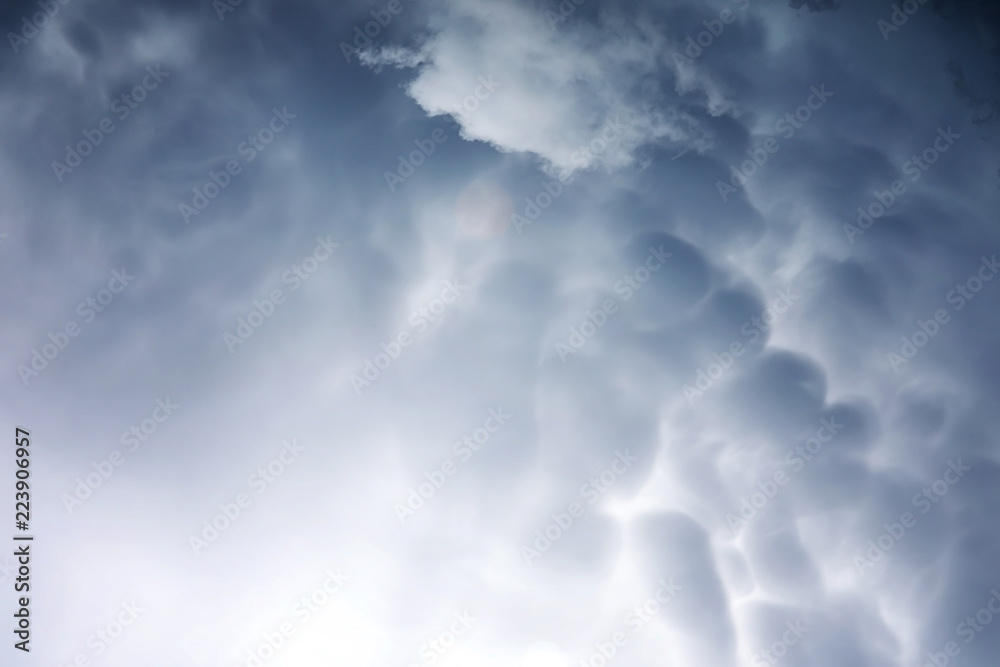Rain clouds in the sky. Gray dark clouds in the sky. Storm cloud Rain clouds in the sky. Gray dark clouds in the sky. Storm cloud