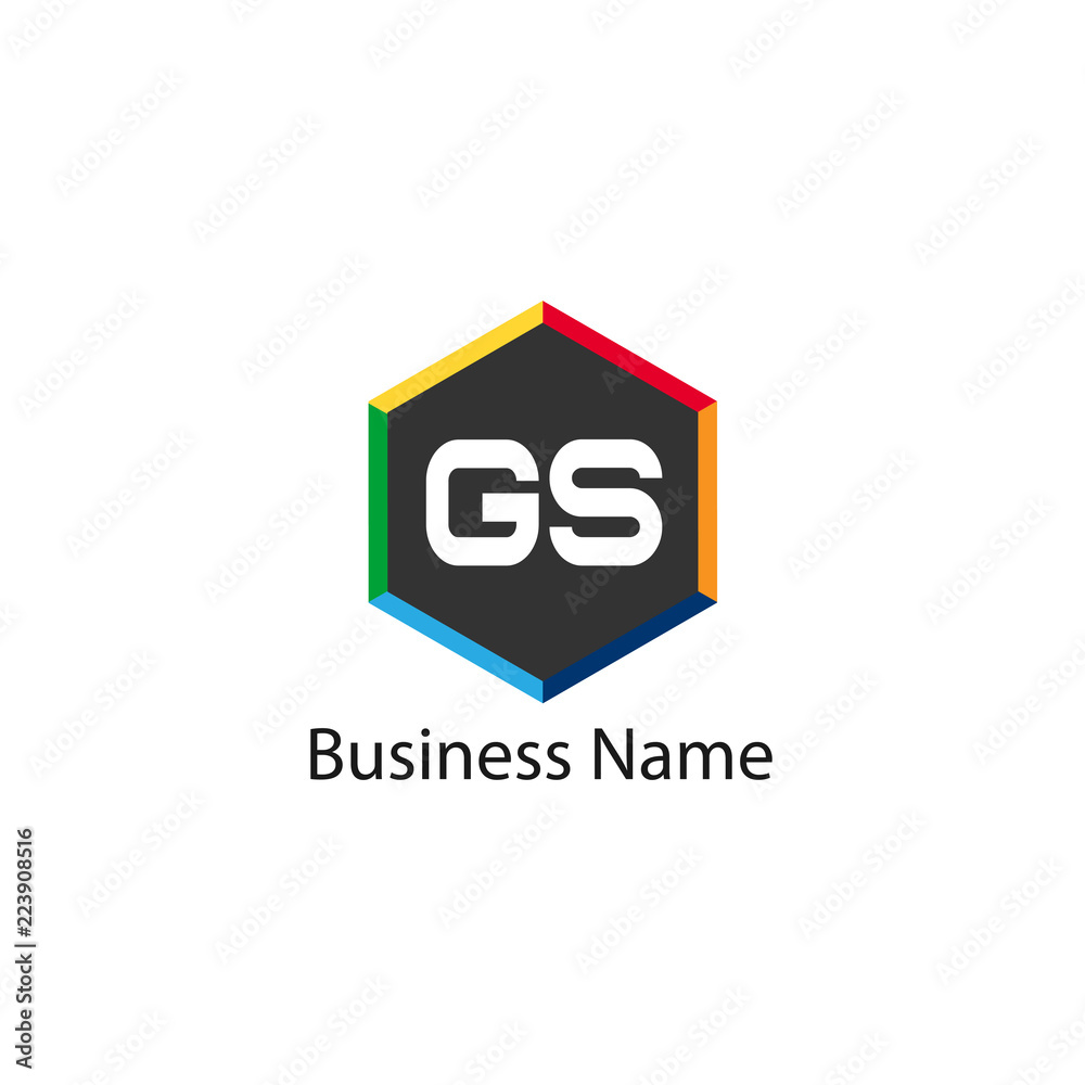 Initial Letter GS Logo Template Design Initial Letter GS Logo Template Design