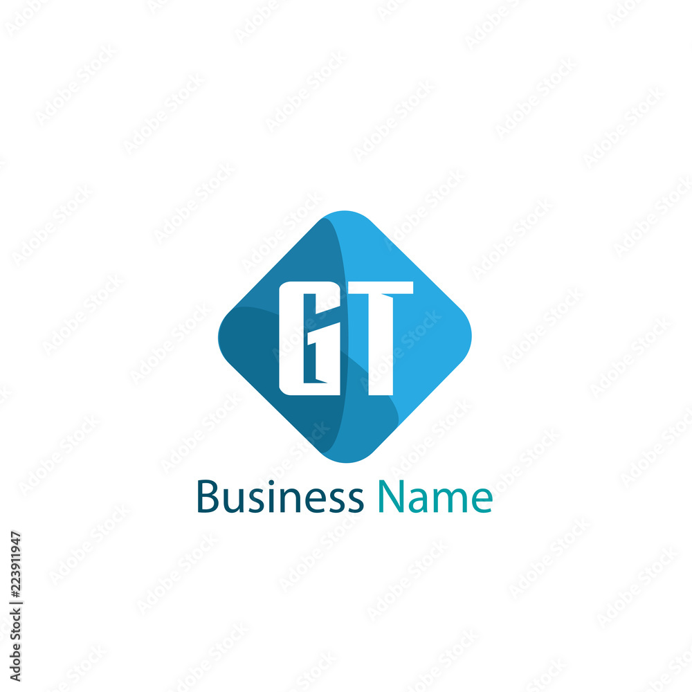 Initial Letter GT Logo Template Design Initial Letter GT Logo Template Design