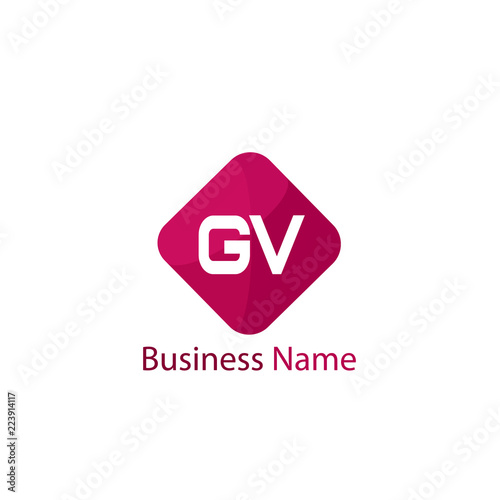 Free Download Initial Letter GV Logo Template Design - GFXLoad