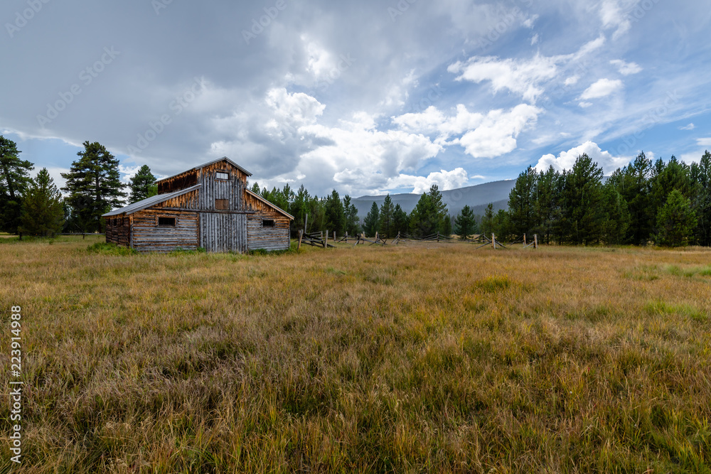 Thunderstorm over Little Buckaroo Ranch Barn