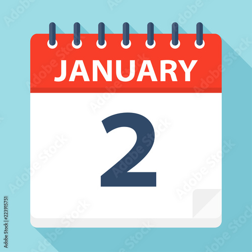 January 2 - Calendar Icon