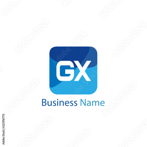 Free Download Initial Letter GX Logo Template Design - GFXLoad