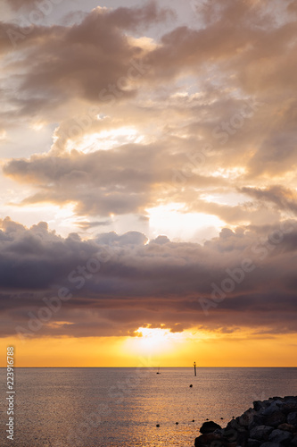 Sunrise on the sea © OSORIOartist