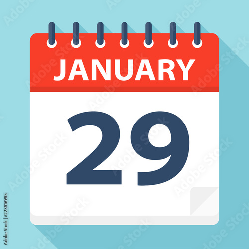 January 29 - Calendar Icon