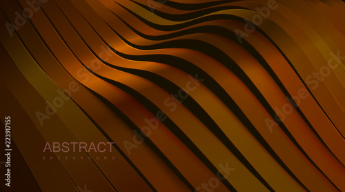 Sliced wavy surface.