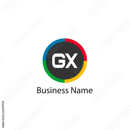 Free Download Initial Letter GX Logo Template Design - GFXLoad