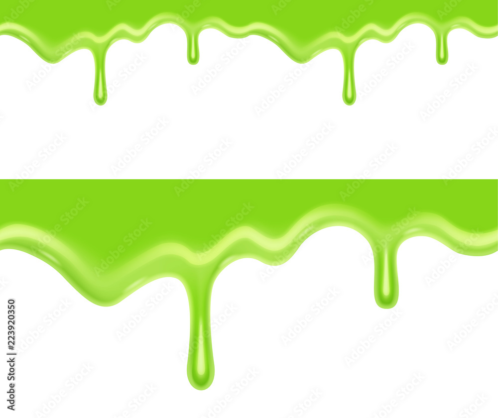 Seamless green slime