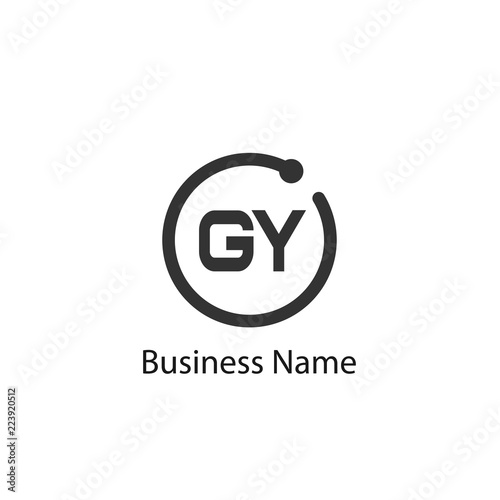 Free Download Initial Letter GY Logo Template Design - GFXLoad