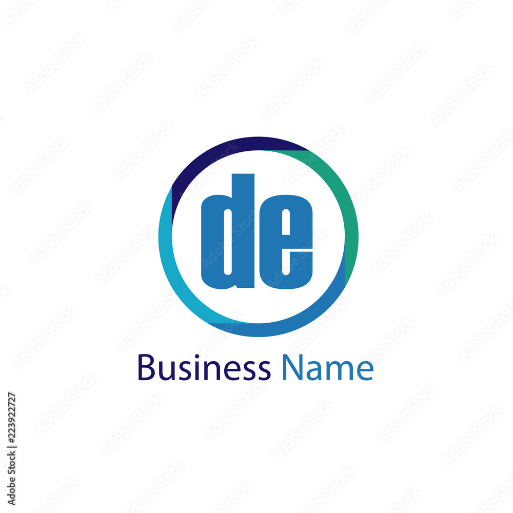 Initial Letter DE Logo Template Design Initial Letter DE Logo Template Design