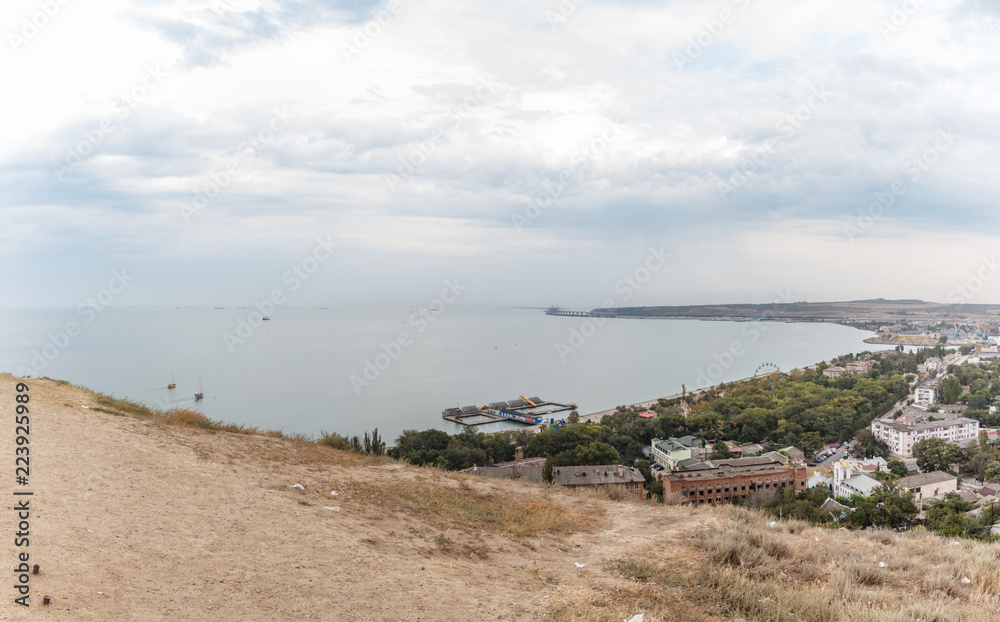 Kerch, view from Mithridates, Black Sea, Crimea