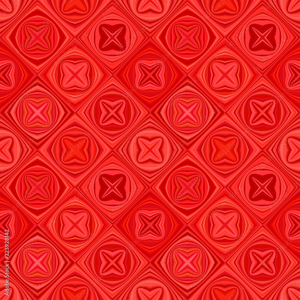 Red geometric diagonal curved shape mosaic pattern background - repeatable design Red geometric diagonal curved shape mosaic pattern background - repeatable design