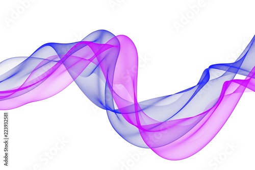 Abstract colorful soft waves background  © gojalia