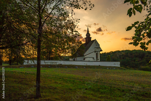 The chapel in dusk