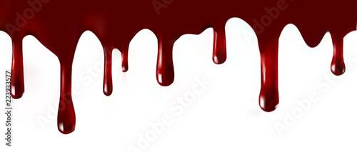 Dripping blood . © illusmann