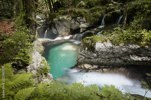 beautiful creeks of water hurst of Sunik, Slovenia photo