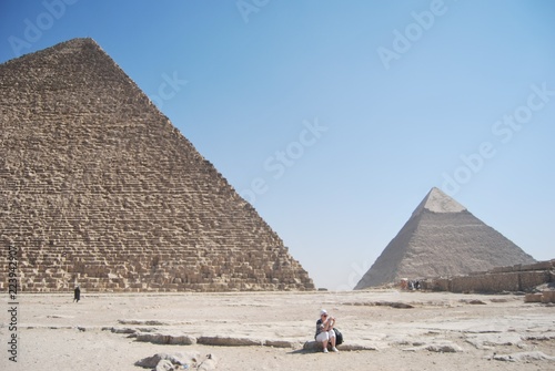 Pyramids of Giza, Cairo, Egypt, North Africa