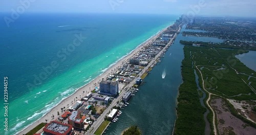 HOLLYWOOD BEACH GOING IN SOUTH EAST BOAT INLET GREEN1 photo