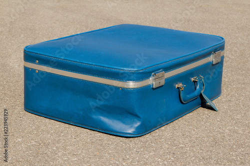 Damaged suitcase
