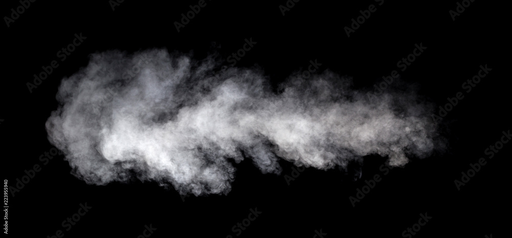Abstract steam on a black background. Abstract steam on a black background.