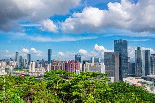 Shenzhen Futian CBD skyline