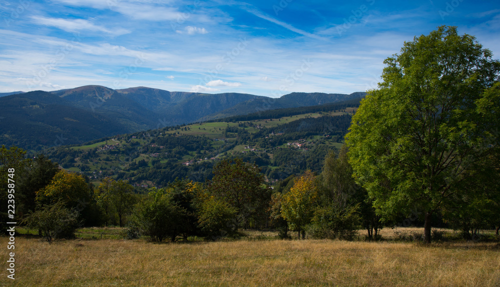Obraz premium Vogesenidylle bei Hohrodberg nahe Munster