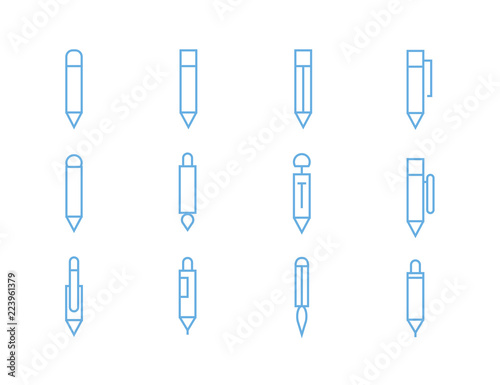 pen and pencil icons