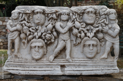 Ruins of the ancient town Halicarnassus (now Bodrum), Turkey