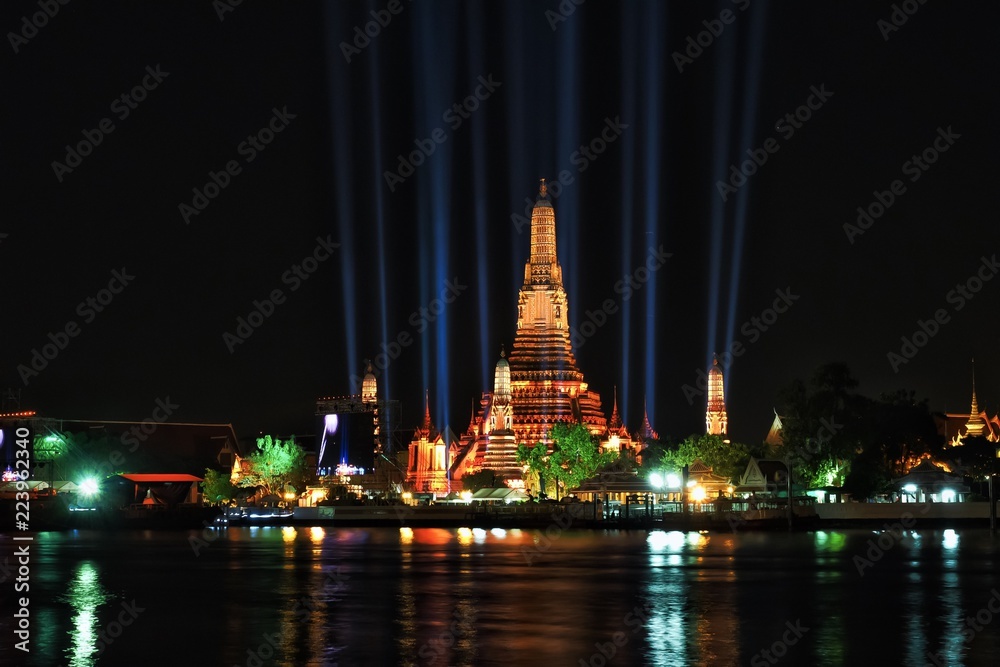 Wat Arun is a major tourist attraction in Thailand.