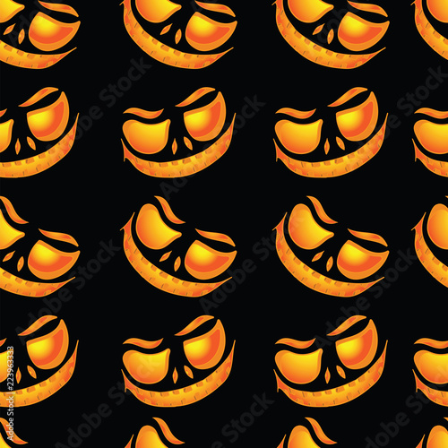 Seamless Pattern for Halloween (ID: 223963333)