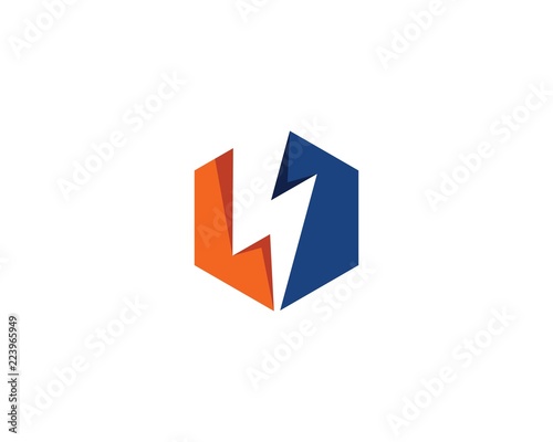 Free Download Lightning Logo Template - GFXLoad