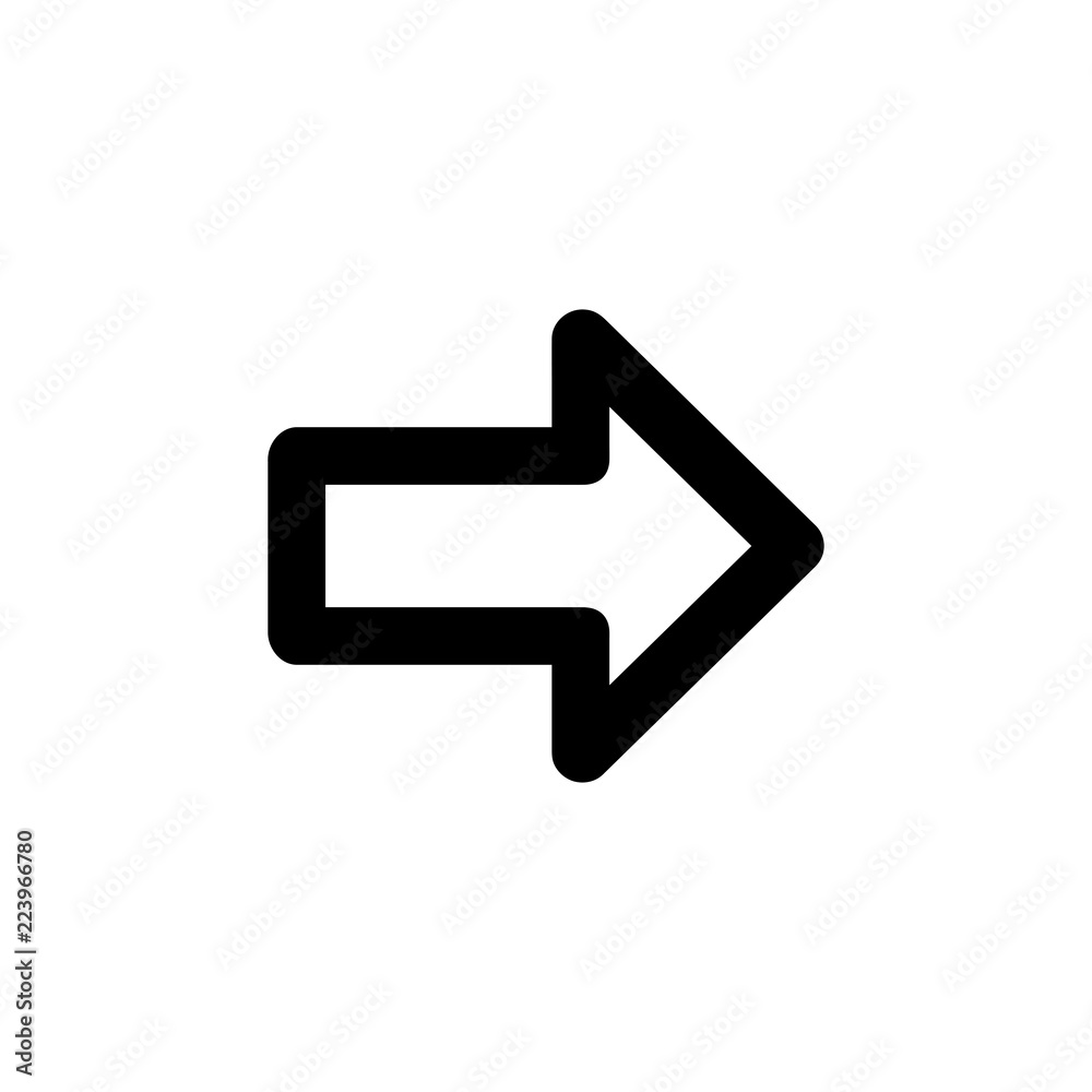 Arrow right vector icon isolated on background. Trendy sweet symbol. Pixel perfect. illustration EPS 10. Arrow right vector icon isolated on background. Trendy sweet symbol. Pixel perfect. illustration EPS 10.