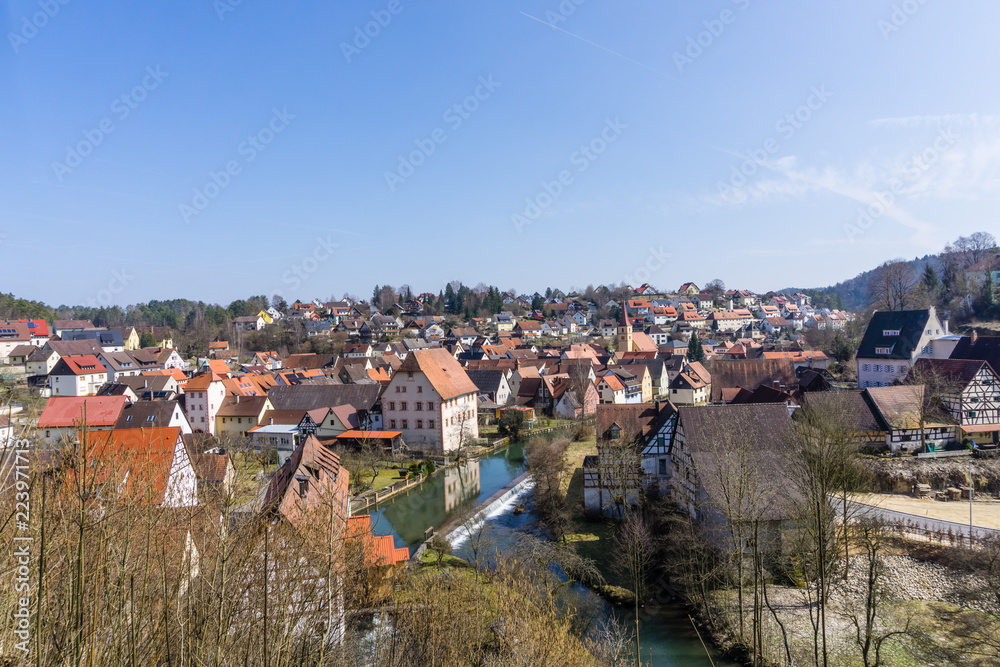 Stadt Velden Franken Panorama