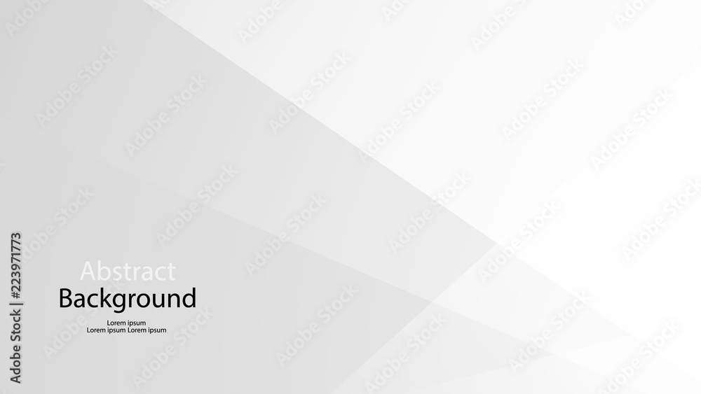Obraz premium Gray color and white color and black color background abstract art vector
