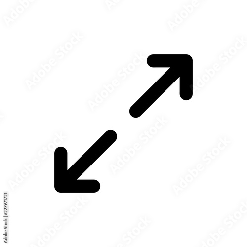 Expand vector icon isolated on background. Trendy sweet symbol. Pixel perfect. illustration EPS 10.