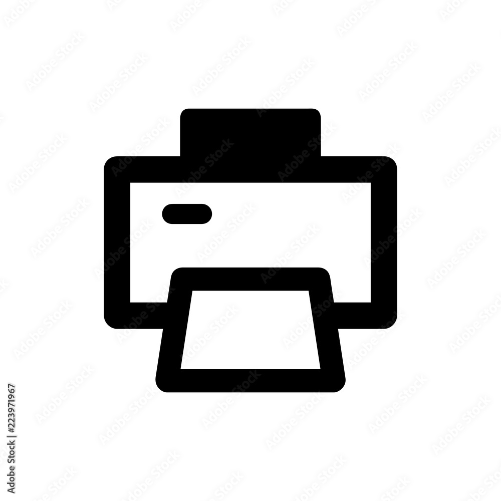 Print vector icon isolated on background. Trendy sweet symbol. Pixel perfect. illustration EPS 10. Print vector icon isolated on background. Trendy sweet symbol. Pixel perfect. illustration EPS 10.