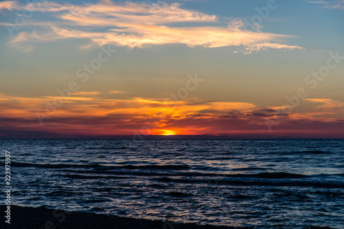 sunset on the Baltic © Obserwatornia.pl