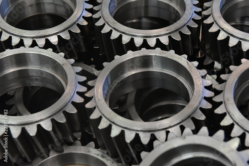 Metal gears in factories
