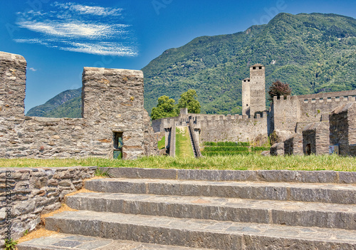 I castelli di Bellinzona in Svizzera