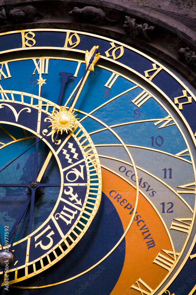 Naklejka premium Astronomical clock