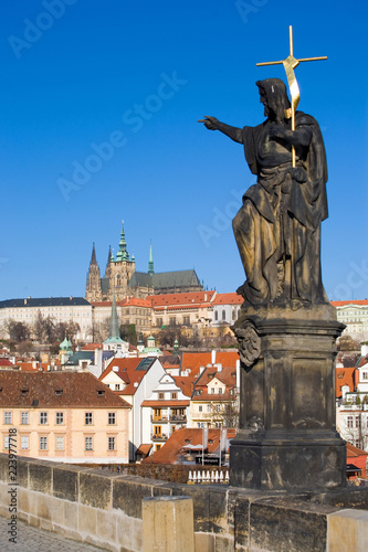 Prague castle and St. John the Baptist