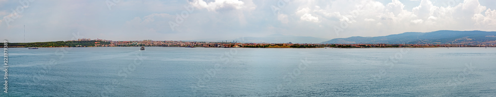Canakkale city panoramic