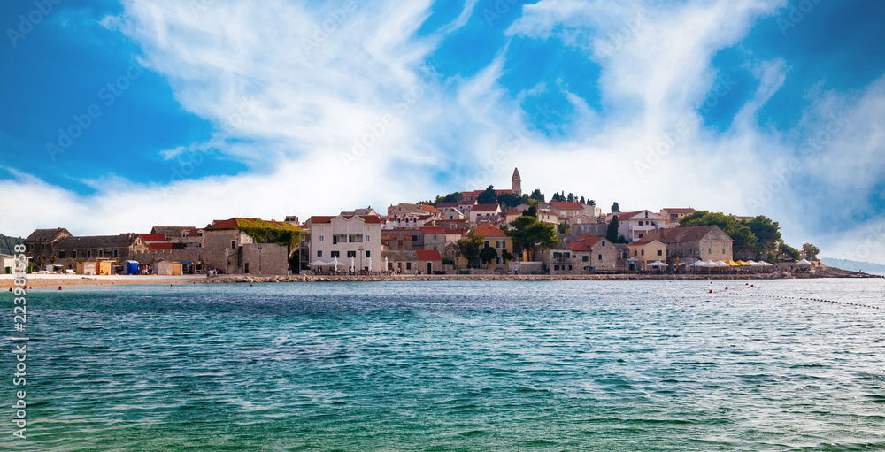 Primosten Old town in Adriatic sea