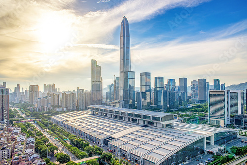 Shenzhen Futian CBD skyline photo