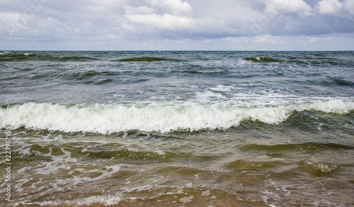 Sea landscape. View of the Baltic sea.